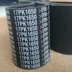 Ribstar V belt Rubber 17PK1650 EPDM Mitsuboshi 17PK 1650 Ribstar V belt Rubber 17PK1650 EPDM Mitsuboshi 17PK 1650