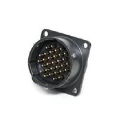 Circular MIL Spec Connector 8P Size 16 Box Mount Pin Receptacle Circular MIL Spec Connector 8P Size 16 Box Mount Pin Receptacle