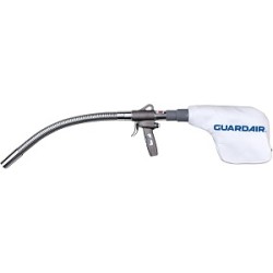 Guardair Flexible Gun Vac 1548 Pneumatic Hand Held Vacuum Cleaner Suction Kit with 18-Inch Flexible Metal Extension and High Filtration Collection Bag, 12 inch Guardair Flexible Gun Vac 1548 Pneumatic Hand Held Vacuum Cleaner Suction Kit with 18-Inch Flexible Metal Extension and High Filtration Collection Bag, 12 inch
